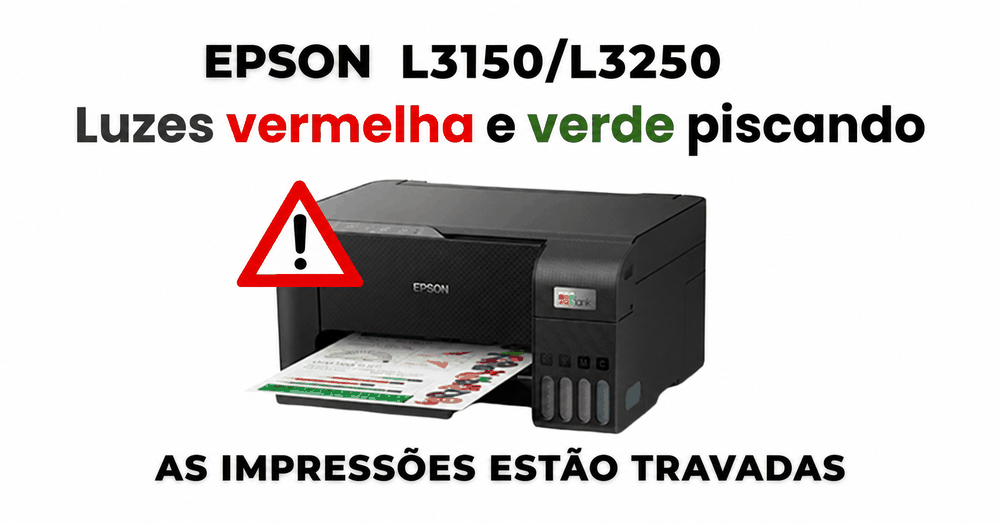 Impressora Epson com impressões travadas - manutenção periódica